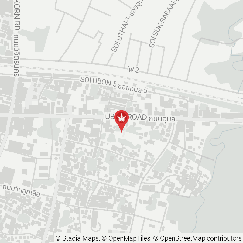 Map location for ร้านกัญชา ศรีสะเกษ GetMax420